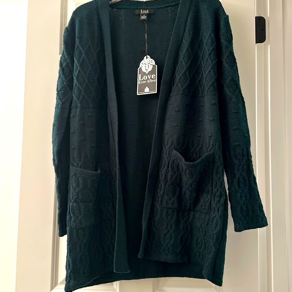 Love Ever After Green Cardigan